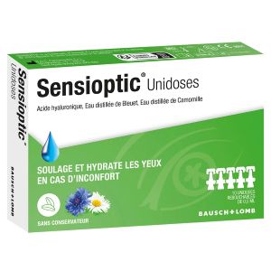 Bausch & Lomb Sensioptic Unidoses x10 - Pharmacie Agnès Praden à Alès