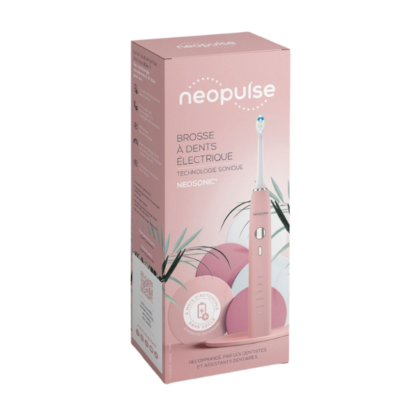 Neopulse Neosonic Brosse à Dents Electronique Rose Poudrée - Pharmacie Agnès Praden à Alès