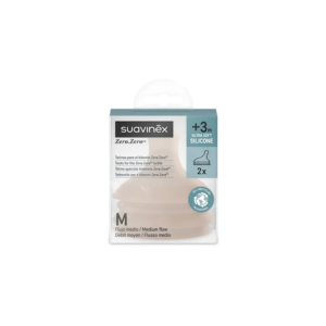 Suavinex Lot de 2 tétines Zero.Zero, débit Moyen M +3 mois - Pharmacie Agnès Praden à Alès