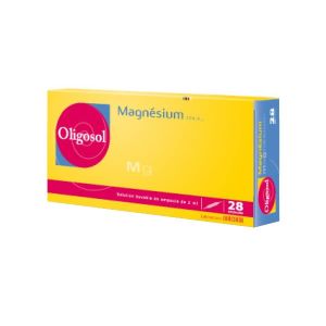Laboratoire des Granions Oligosol Magnésium 28 Ampoules 2 ml - Pharmacie Agnès Praden à Alès