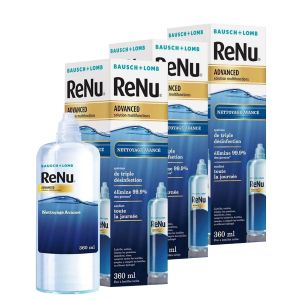 Bausch & Lomb Renu Advanced Solution Multifonctions Pour Lentilles Souples 3x360ml - Pharmacie Agnès Praden à Alès