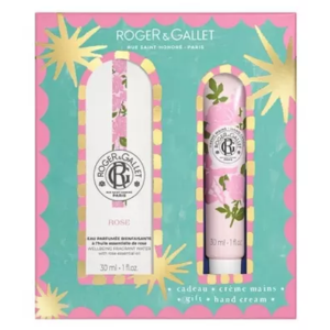  Roger & Gallet Coffret  Rose Eau Parfumée Bienfaisante 30 ml + Crème Mains 30 ml Offert - Pharmacie Agnès Praden à Alès