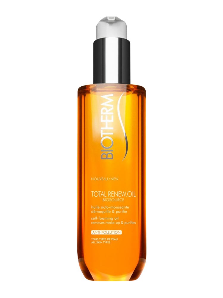 Biotherm Biosource Total Renew.Oil Huile Auto-Moussante 200 ml - Pharmacie Agnès Praden à Alès