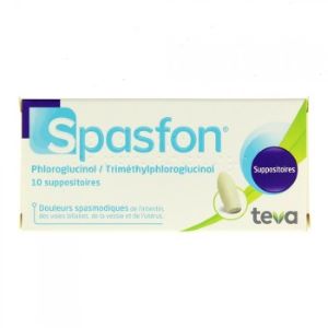 Teva Spasfon Suppositoire x10 - Pharmacie Agnès Praden à Alès