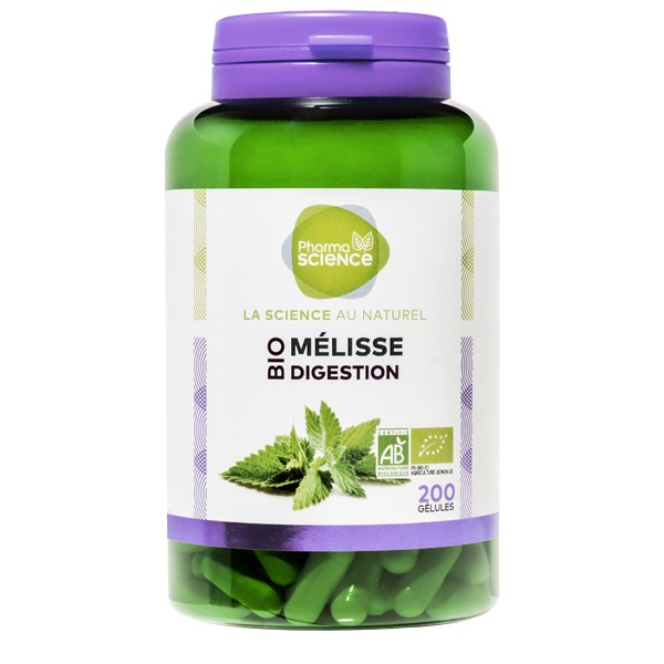 Pharmascience mélisse bio digestion 200 gélules - Pharmacie Agnès Praden à Alès