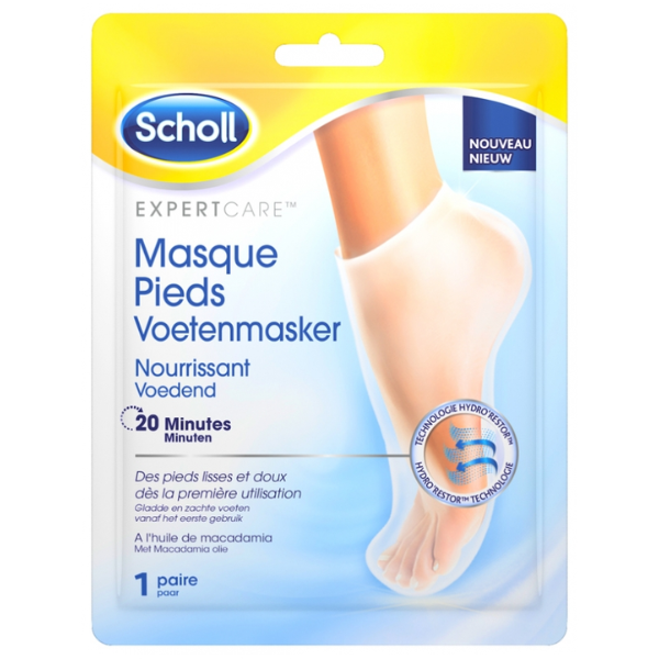 Scholl Expert Care Masque Pieds 1 Paire - Pharmacie Agnès Praden à Alès