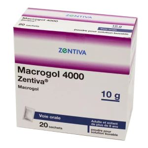 Zentiva Macrogol 4000 Poudre Pour Solution Buvable 10 g Boîte De 20 - Pharmacie Agnès Praden à Alès