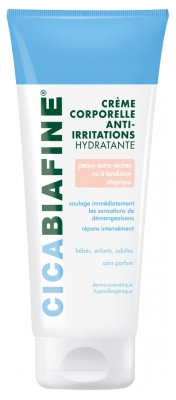 Johnson & Johnson Cicabiafine Crème Hydratante Corporelle Anti-Irritations 200 ml - Pharmacie Agnès Praden à Alès