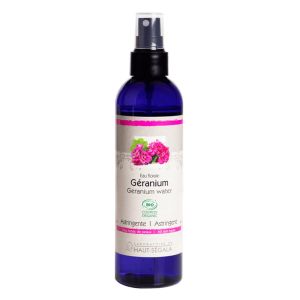 Haut-Ségala Eau Florale de Géranium Bio 250ml - Pharmacie Agnès Praden à Alès