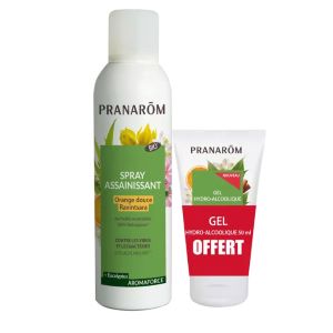 Pranarôm Aromaforce Spray Assainissant 150 ml + Gel Hydro-Alcoolique 50 ml Offert - Pharmacie Agnès Praden à Alès