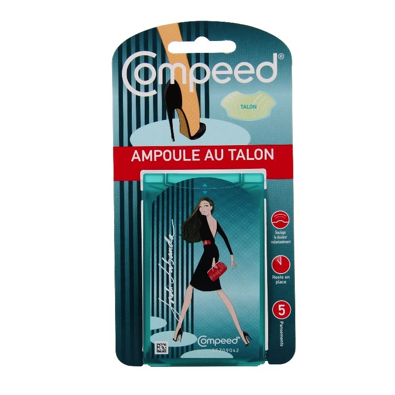 Compeed Ampoule au Talon 5 Pansements - Pharmacie Agnès Praden à Alès