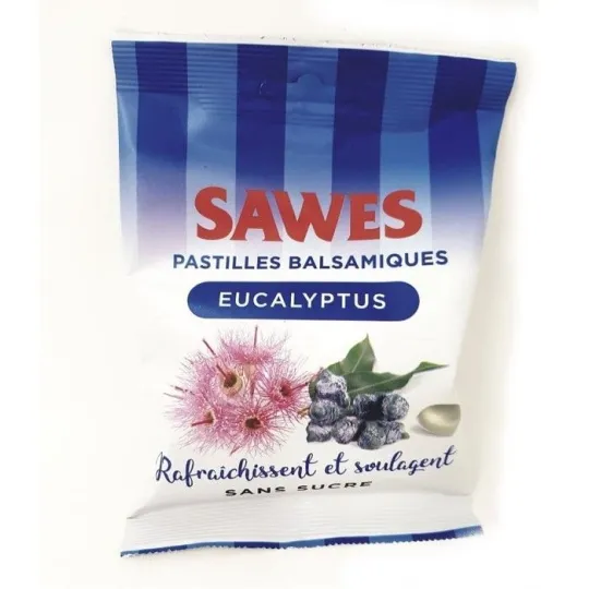 Sawes Pastilles Balsamiques Eucalyptus 50g - Pharmacie Agnès Praden à Alès