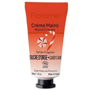 Florame Crème Mains Bio 30 ML - Parfum : Sucre d'Orge - Pharmacie Agnès Praden à Alès