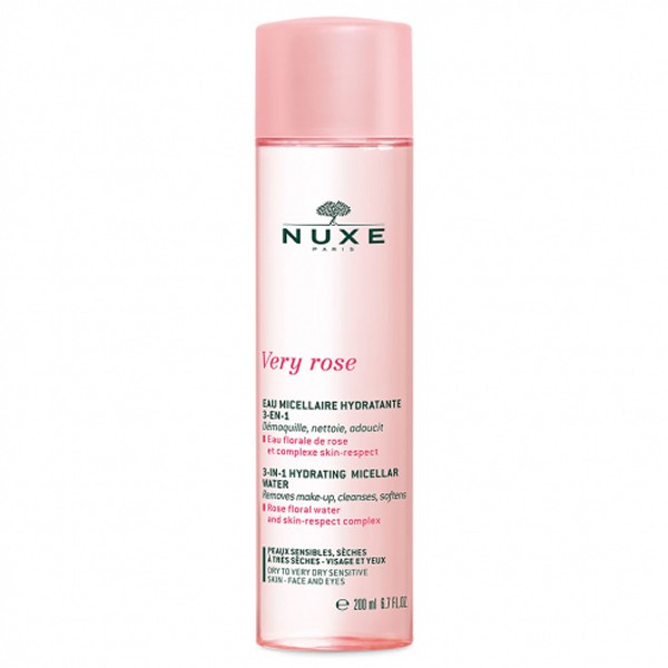 Nuxe Very Rose Eau Micellaire Hydratante 3-en-1 200 ml - Pharmacie Agnès Praden à Alès
