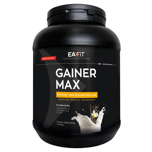 Eafit gainer max vanille intense 2.9kg - Pharmacie Agnès Praden à Alès