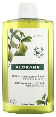Klorane Shampoing au Cédrat 400 ml - Pharmacie Agnès Praden à Alès
