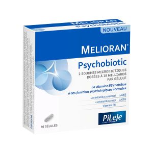 Pileje Melioran Psychobiotic 30 Gélules - Pharmacie Agnès Praden à Alès