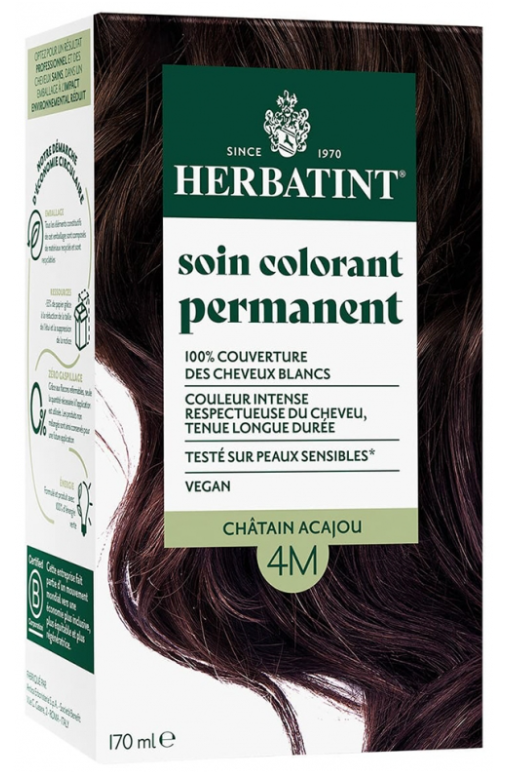 HERBATINT 4M CHATAIN ACAJOU - Pharmacie Agnès Praden à Alès