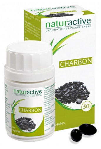 Naturactive Charbon 60 Gélules - Pharmacie Agnès Praden à Alès