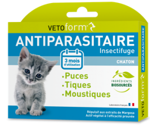 Vetoform Chaton pipette x 3
