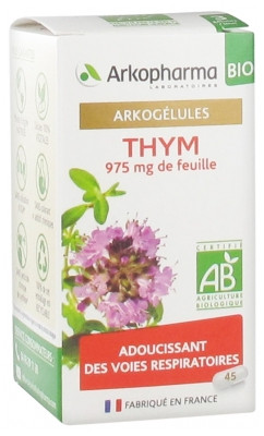 Arkopharma Arkogélules Thym Bio 45 Gélules - Pharmacie Agnès Praden à Alès