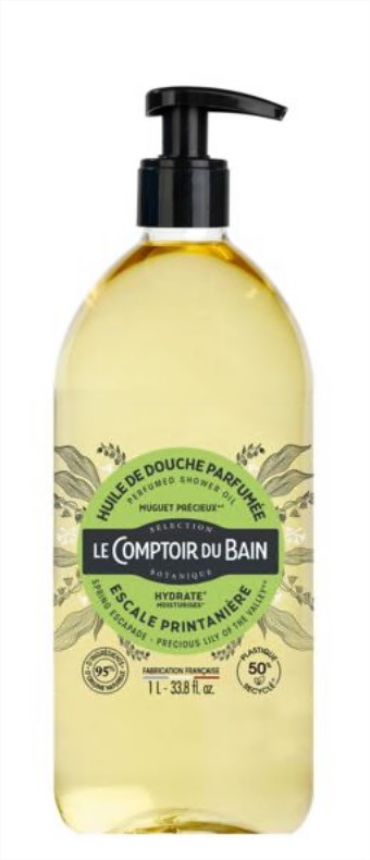 Le comptoir du bain Huile de douche Muguet précieux 1L - Pharmacie Agnès Praden à Alès