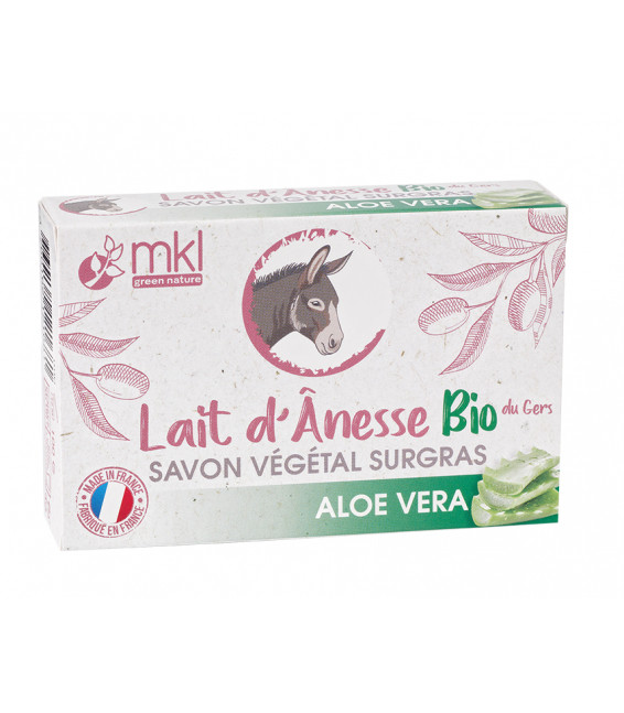 MKL Savon au lait d'Anesse Bio Aloe Vera 100g - Pharmacie Agnès Praden à Alès