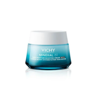 Vichy Minéral 89 Crème Boost d'Hydratation 72H Riche 50 ml - Pharmacie Agnès Praden à Alès