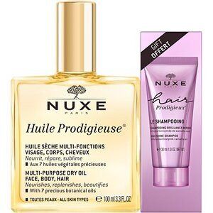 Nuxe Huile Prodigieuse 100 ml + Shampoing offert 30ml - Pharmacie Agnès Praden à Alès