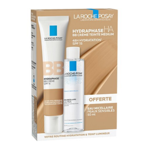 La Roche Posay Coffret Hydraphase Ha BB Crème Teinte Medium 40ml + Eau Micellaire  50ml Offerte - Pharmacie Agnès Praden à Alès