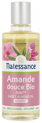 Natessance Huile Amande Douce Bio 100 ml - Pharmacie Agnès Praden à Alès