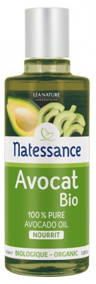Natessance Huile d'Avocat Bio 100 ml - Pharmacie Agnès Praden à Alès
