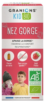Laboratoire des Granions Kid Nez Gorge Bio 125 ml - Pharmacie Agnès Praden à Alès