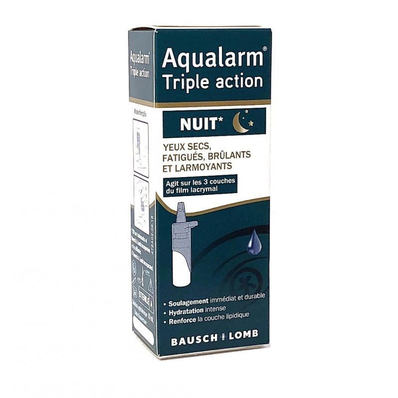 Aqualarm Triple Action nuit 10 ml - Pharmacie Agnès Praden à Alès
