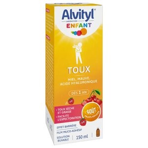 Urgo Alvityl Enfant Sirop Toux Sèche et Grasses Goût Fruits Rouges 150ml - Pharmacie Agnès Praden à Alès