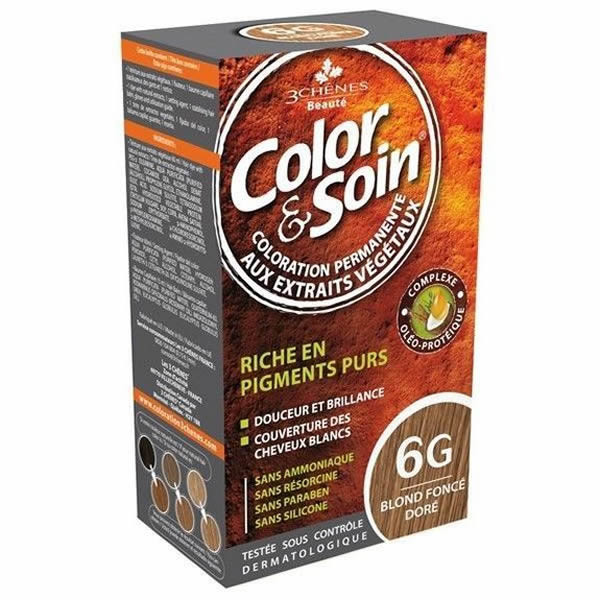Les 3 Chênes Color & Soin 6G Blond Foncé Doré 135ml - Pharmacie Agnès Praden à Alès