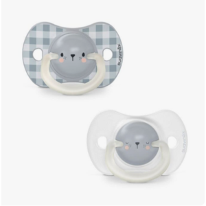 Suavinex Lot de 2 sucettes de nuit en silicone 0-6 mois Ours - Pharmacie Agnès Praden à Alès