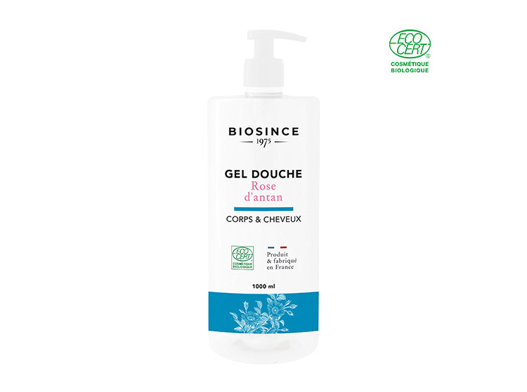 Gravier Biosince Gel douche Rose d'antan - 1L - Pharmacie Agnès Praden à Alès