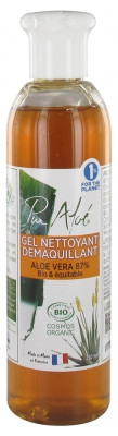 Pur Aloé Gel Nettoyant Démaquillant Aloe Vera 87% Bio 250 ml - Pharmacie Agnès Praden à Alès