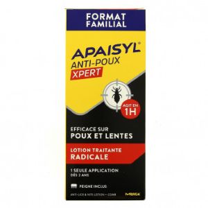 Procter & Gamble Apaisyl Anti-Poux Xpert 200ml + Peigne - Pharmacie Agnès Praden à Alès