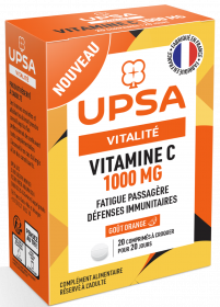 UPSA Vitamine C 1000 mg 2 x 10 comprimés - Pharmacie Agnès Praden à Alès