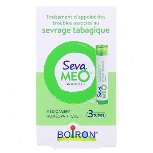 Boiron Sevameo Granules Sevrage Tabagique Boiron - 3 tubes - Pharmacie Agnès Praden à Alès