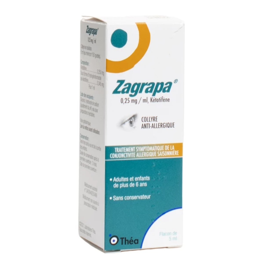 Thea Zagrapa Collyre Flacon Gouttes 5ML - Pharmacie Agnès Praden à Alès