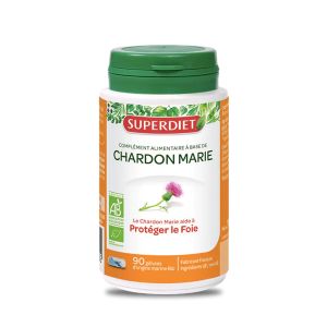 Superdiet Chardon Marie Bio 90 Gélules - Pharmacie Agnès Praden à Alès