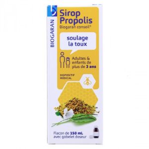 Biogaran Sirop Propolis 150ml - Pharmacie Agnès Praden à Alès
