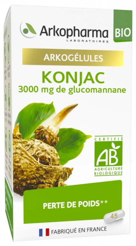 Arkopharma Arkogélules Konjac Bio 45 Gélules - Pharmacie Agnès Praden à Alès