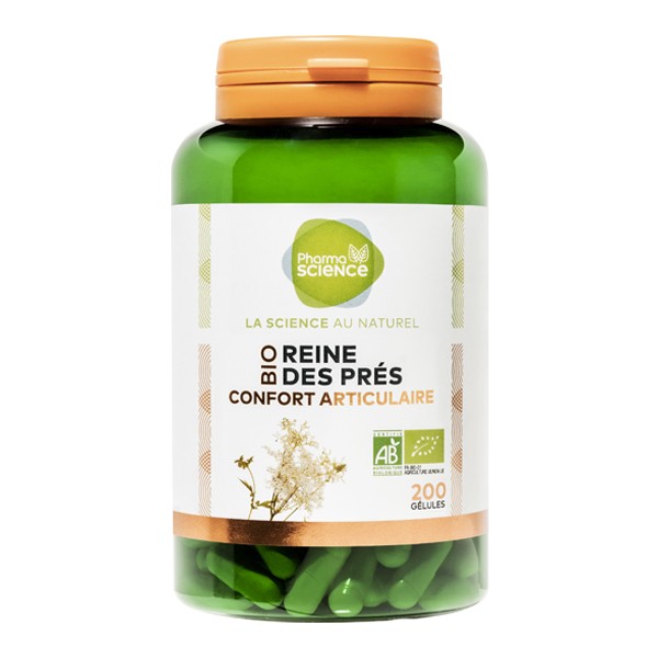 Pharmascience reine des prés bio confort articulaire 200 gélules - Pharmacie Agnès Praden à Alès