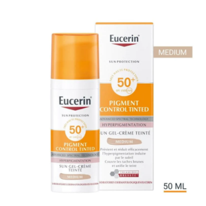 Eucerin Sun Protection Pigment Control Teinté Medium SPF50+ 50 ml - Pharmacie Agnès Praden à Alès