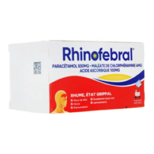 Johnson & Johnson Rhinofebral 10 Sachets - Pharmacie Agnès Praden à Alès