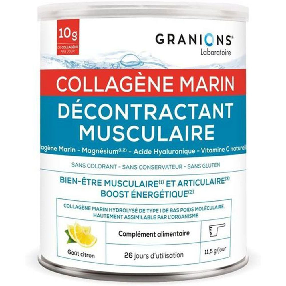 Laboratoire des Granions Décontractant Musculaire Collagène Marin 300g - Pharmacie Agnès Praden à Alès